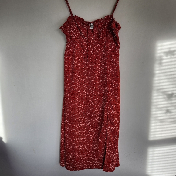 Princess Polly Red Midi Dress - Picture 2 of 9